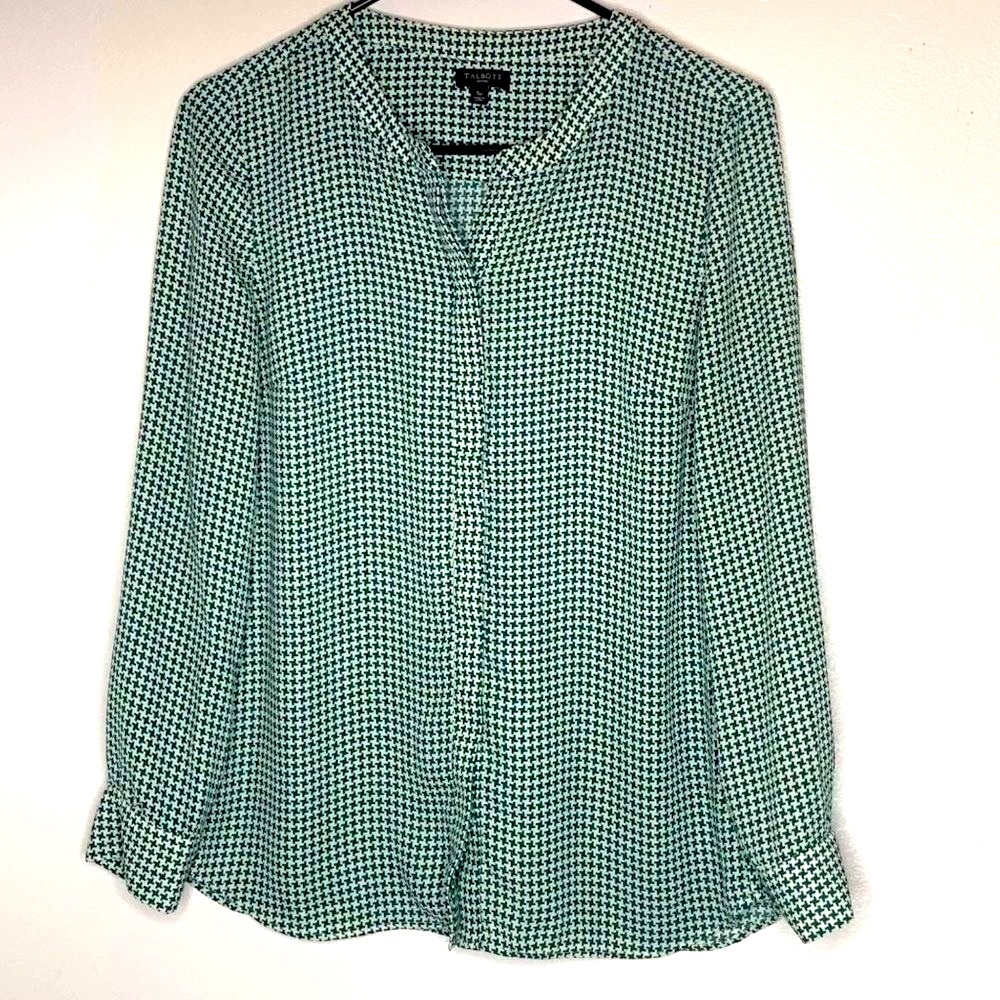 Talbots Petite women’s long sleeve blouse size‎ SP